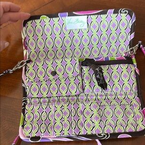 Vera Bradley Purple and Green Women's Bag